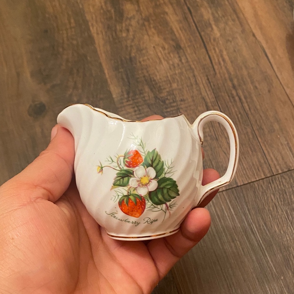 Charming Floral Dinnerware Set with Cream Accents - Picture 9 of 14